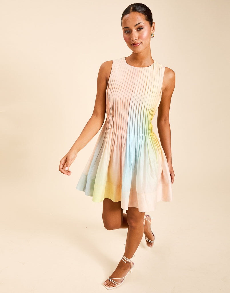 Philippa Pintuck Mini Dress