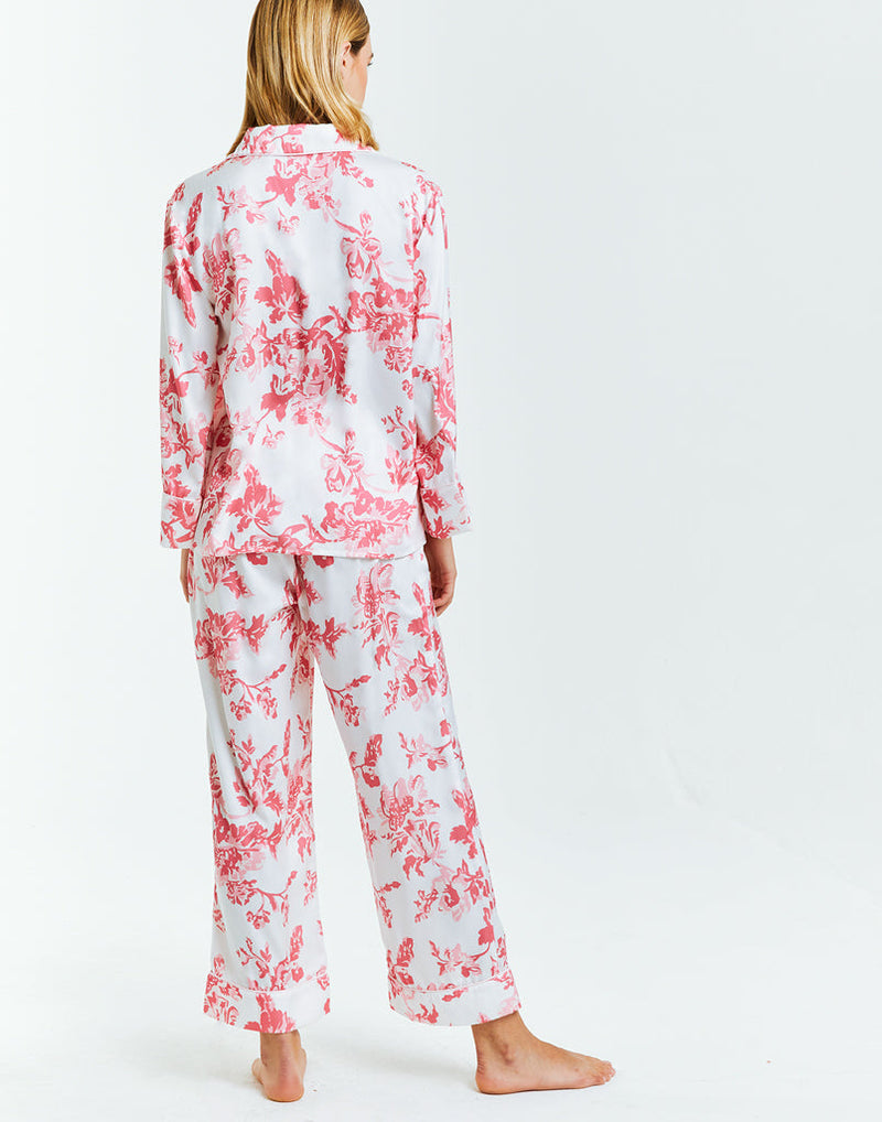 french floral pajama set