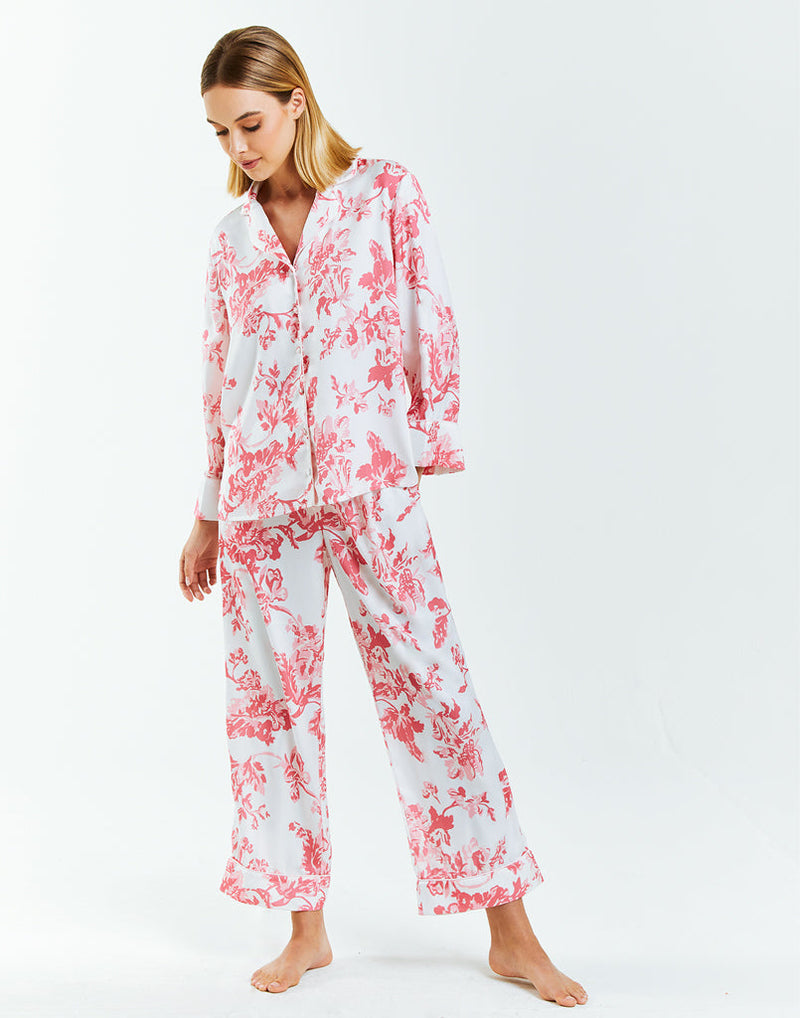 pink toile pajamas