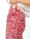 versatile sarong in red and white